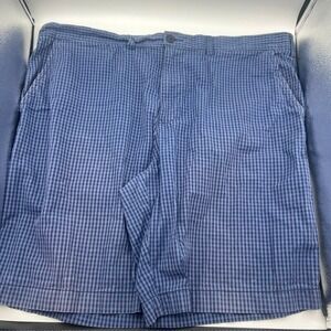 Tommy Hilfiger Men's Blue Plaid Casual Shorts‎ Size 40 with 10" Inseam